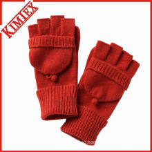 Acrylic Knitted Glove Mitten with Cover